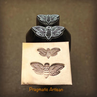 Cicada Spread! Two sizes! Metal Hand Stamp.