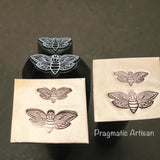 Cicada Spread! Two sizes! Metal Hand Stamp.