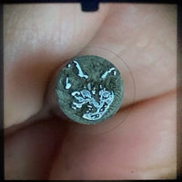 Kitty. Minou. Cat. Engraved Metal Hand Stamp.