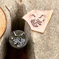 Kitty. Minou. Cat. Engraved Metal Hand Stamp.