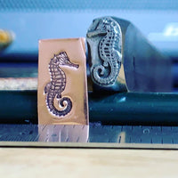 Seahorse! Metal Hand Stamp.