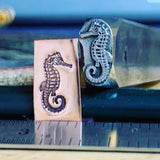 Seahorse! Metal Hand Stamp.