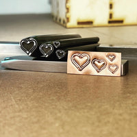 Impossible Heart! Engraved Metal Hand Stamp.