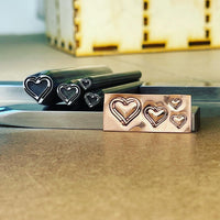 Impossible Heart! Engraved Metal Hand Stamp.